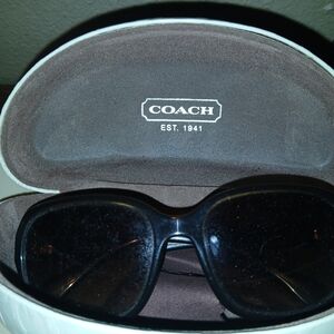 Coach Black Sunglasses with Case